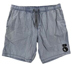Vintage T&C Surf Designs Shorts Mens 36 Blue Chino Drawstring Waist Beach